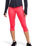 UNDER ARMOUR Fly Fast Printed Capri Leggings Red - 1350983-628 - 1t