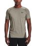 UNDER ARMOUR HG Armour Fitted SS Tee Olive - 1361683-369 - 1t