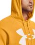 UNDER ARMOUR Rival Fleece Big Logo Hoodie Yellow - 1357093-782 - 3t