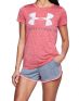 UNDER ARMOUR Tech Graphic Twist Tee Pink - 1309897-714 - 1t