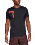 UNDER ARMOUR Run Tall Graphic Tee Black - 1324500-001 - 1t