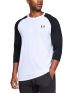UNDER ARMOUR Sportstyle Left Chest 3/4 Sleeve Blouse - 1329282-100 - 1t