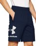 UNDER ARMOUR Sportstyle Cotton Graphic Shorts Navy - 1329300-408 - 3t