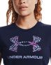 UNDER ARMOUR Sportstyle Tee W Navy - 1356305-410 - 3t