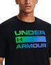 UNDER ARMOUR Team Issue Wordmark Tee Black - 1329582-004 - 3t