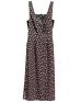H&M V-Neck Flower Dress - 8514/black - 2t