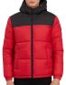JACK&JONES Hooded Puffer Jacket Tango Red - 12173867/red - 1t