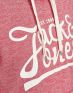 JACK&JONES Panther Hoodie Scarlet - 25053/scarlet - 5t