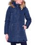 VERO MODA Quilted Long Parka Blue - 81917/blue - 1t