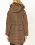 VERO MODA Quilted Long Parka Brown - 81917/brown - 3t