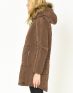 VERO MODA Quilted Long Parka Brown - 81917/brown - 4t