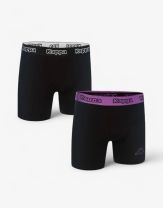 KAPPA 2-Pack Boxershorts Black/Purple