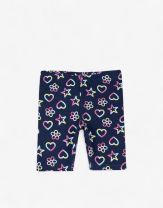 CHICCO Girls Bike Shorts Blue Printed
