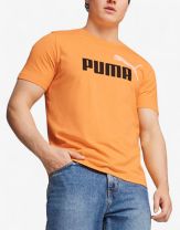 PUMA Essentials+ 2 Color Logo Tee Orange