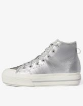 ADIDAS Originals Nizza Platform Mid Shoes Silver