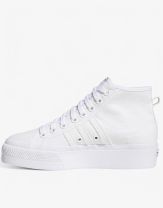 ADIDAS Originals Nizza Platform Mid Shoes White