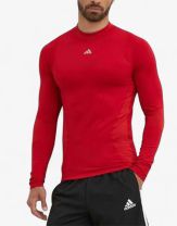 ADIDAS TechFit Cold.Rdy Blouse Red