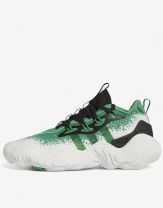 ADIDAS Trae Young 3 Basketball Shoes White/Green