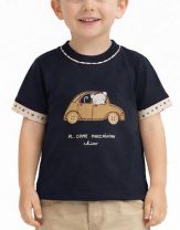 CHICCO Boys Knitted Tee Dark Blue