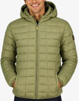 GEOGRAPHICAL NORWAY Aipter Puffer Hoodie Jacket Olive