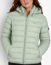 GEOGRAPHICAL NORWAY Atichoko Puffer Hoodie Jacket Almond