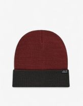 JACK WOLFSKIN Ribbed Beanie Red
