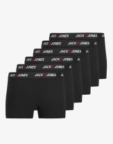 JACK&JONES Jaccorp Logo Boxer Briefs Black 6 Pack