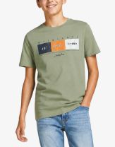 JACK&JONES Jorbrady Tee Ss Crew Neck Sn Jnr Oil Green