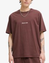 JACK&JONES Jornorrebro EMB Tee SS Crew Neck Noos Red