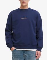 JACK&JONES Jornorrebro Emb Sweat Crew Noos Ocean Cavern