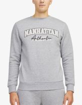 JACK&JONES Jrebnewyork Sweat Crew Neck Sn Light Grey Melange