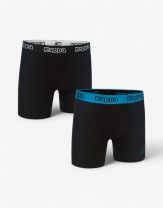 KAPPA 2-Pack Boxershorts Black/Blue