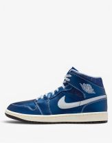 NIKE Air Jordan 1 Mid SE Blue / White