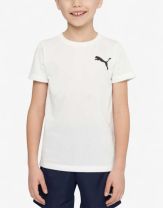 PUMA Active Small Logo Tee White