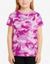 PUMA Alpha All Over Print Tee Pink