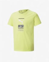 PUMA Alpha Graphic Tee Yellow