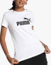 PUMA Essentials Logo Tee White J