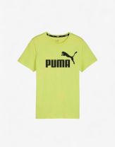 PUMA Essentials Logo Tee Yellow B