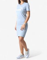 PUMA Essentials Slim Fit Tee Dress Blue