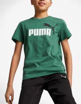 PUMA Essentials+ 2 Color Logo Tee Green
