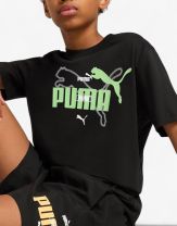 PUMA Essentials+ Logo Lab Summer Tee Black