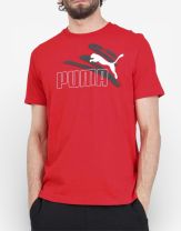 PUMA Essentials+ Logo Lab Summer Tee Red M