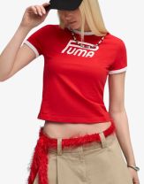 PUMA Future Archive Graphic Slim Tee Red