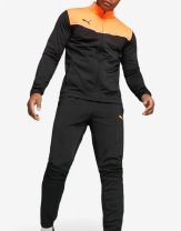 PUMA IndividualRISE Football Tracksuit Black/Orange