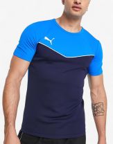 PUMA IndividualRISE Jersey Tee Navy