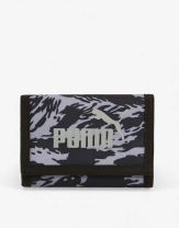PUMA Phase All-Over Print Wallet Black/Grey