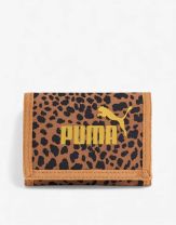 PUMA Phase All-Over Print Wallet Brown