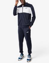 PUMA Poly Colorblock Suit Blue/White