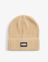 PUMA Ribbed Classic Cuff Beanie Cream