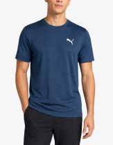 PUMA Run Favorite Heather Ss Tee Blue